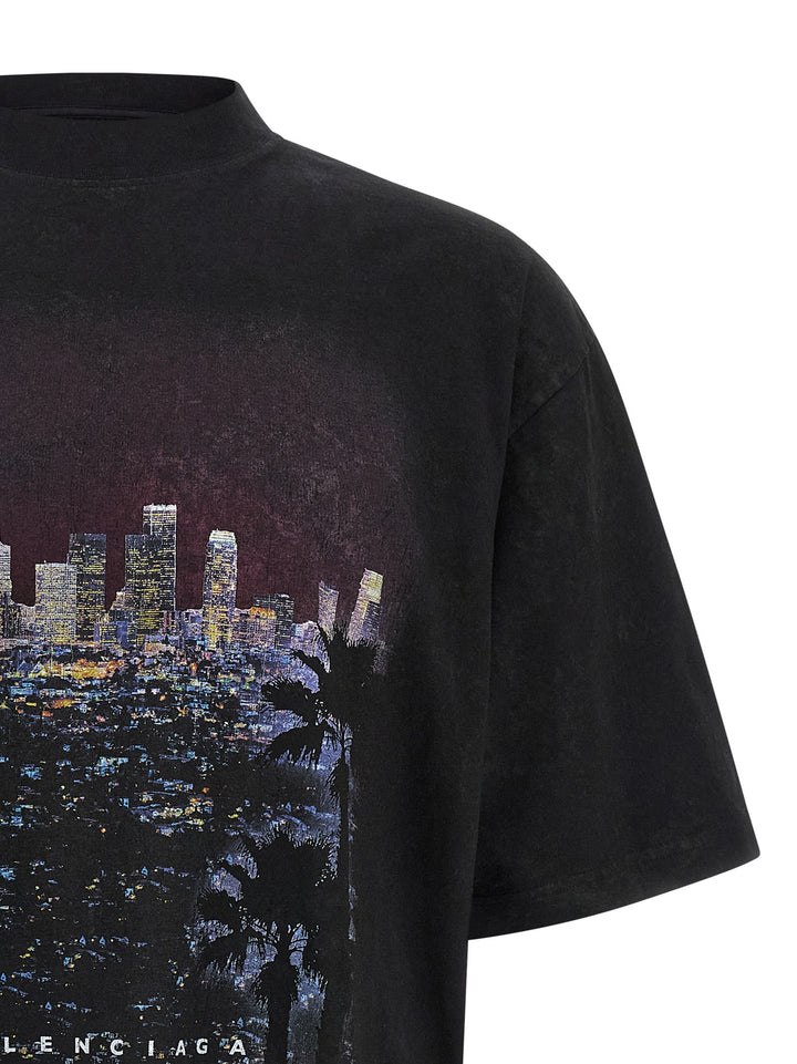 Balenciaga City Of Angels T-shirt - Black | 0b3ef4e847fa12e8da9e9c653a0070b6579c8c57