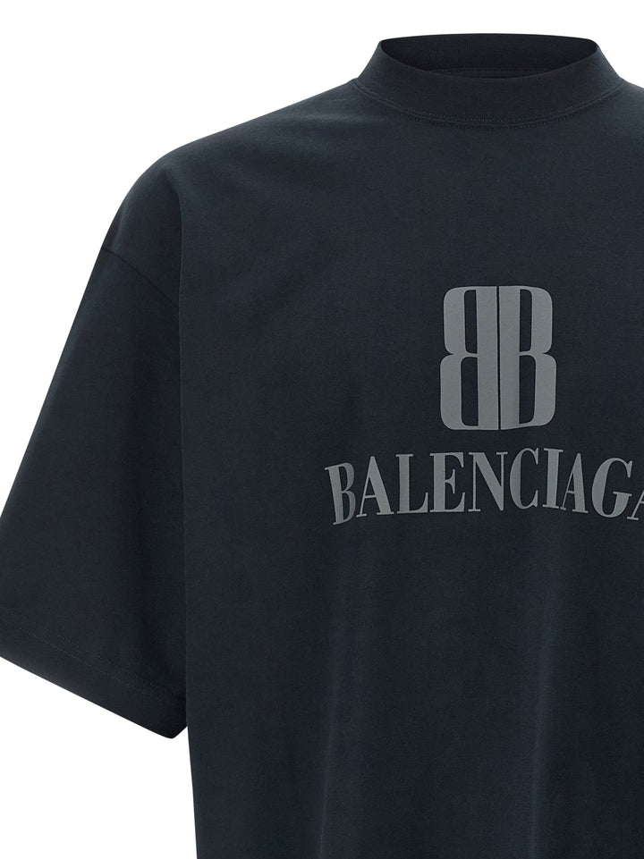 Balenciaga Nano Bb T-shirt - Black | 877d374a68c2d7b2da663408ef60f235fe130b61