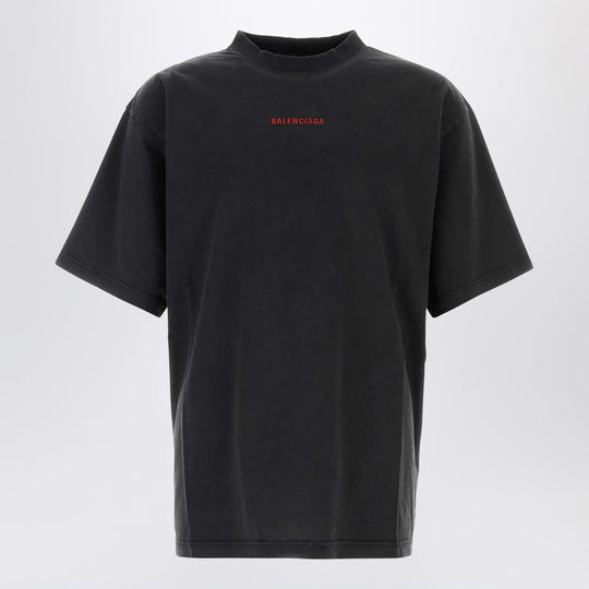 Light Blue Medium-Fit T-Shirt With Logo