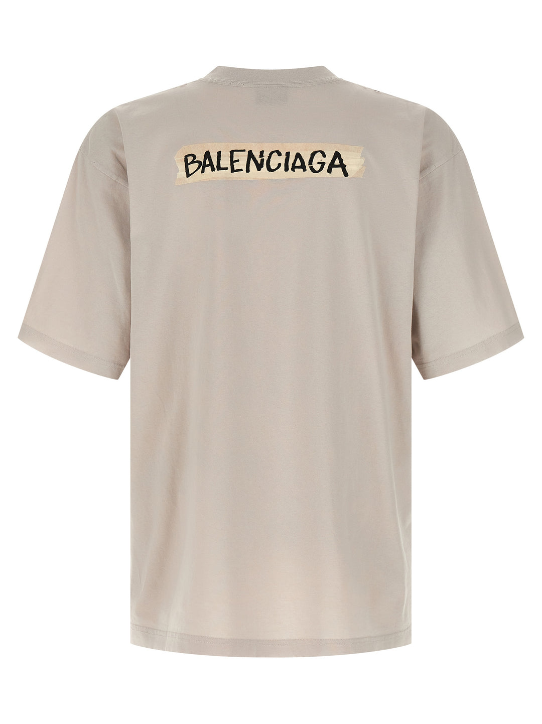 Balenciaga Masking Tape T-shirt - Gray | 612c89329191087f70213537524e7d9aa125e7ae