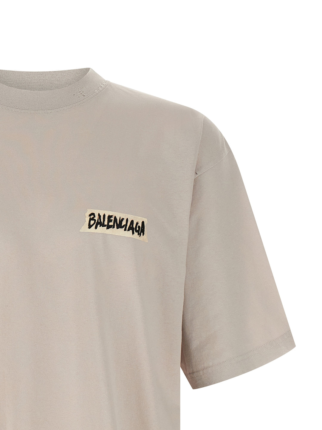 Balenciaga Masking Tape T-shirt - Gray | 565c81b802396f36713157047f51ef4f104d842e