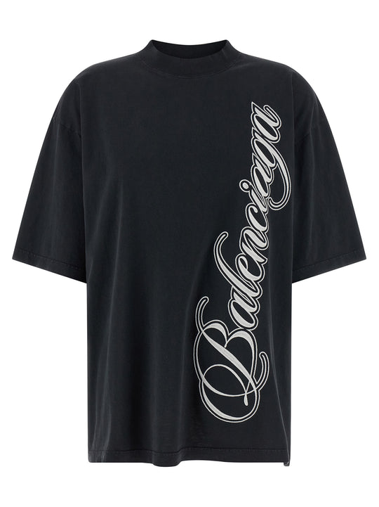 Cursive T-Shirt Black