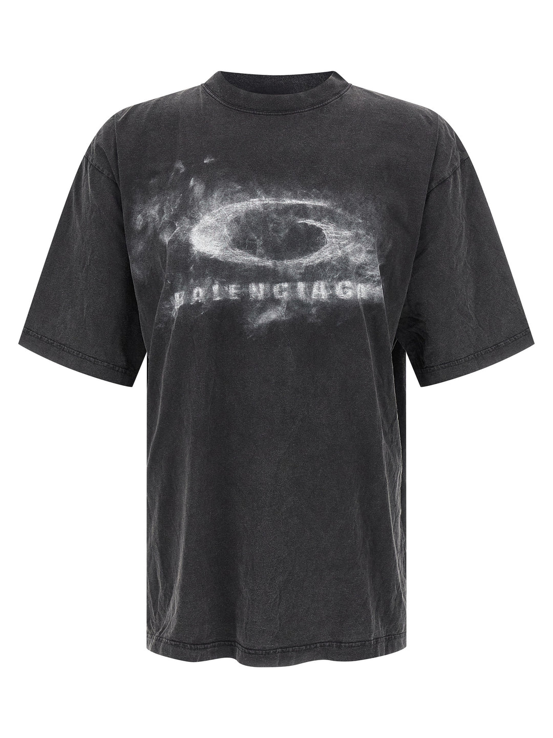 Balenciaga Washed Crayon Loop T-shirt - White/Black | b7b0fb1cc3f5ce3c08f0d57063dbc5bc65cbdc29