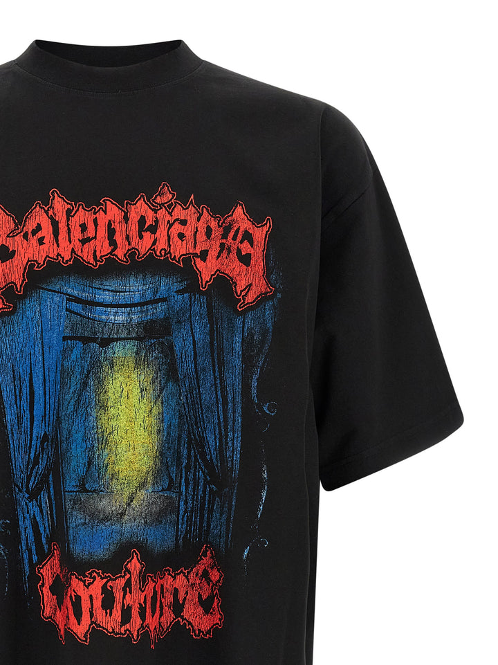 Balenciaga Salon De Couture T-shirt - Black | c5070a0a4906336abf3cbfb929dba4e453df43d3