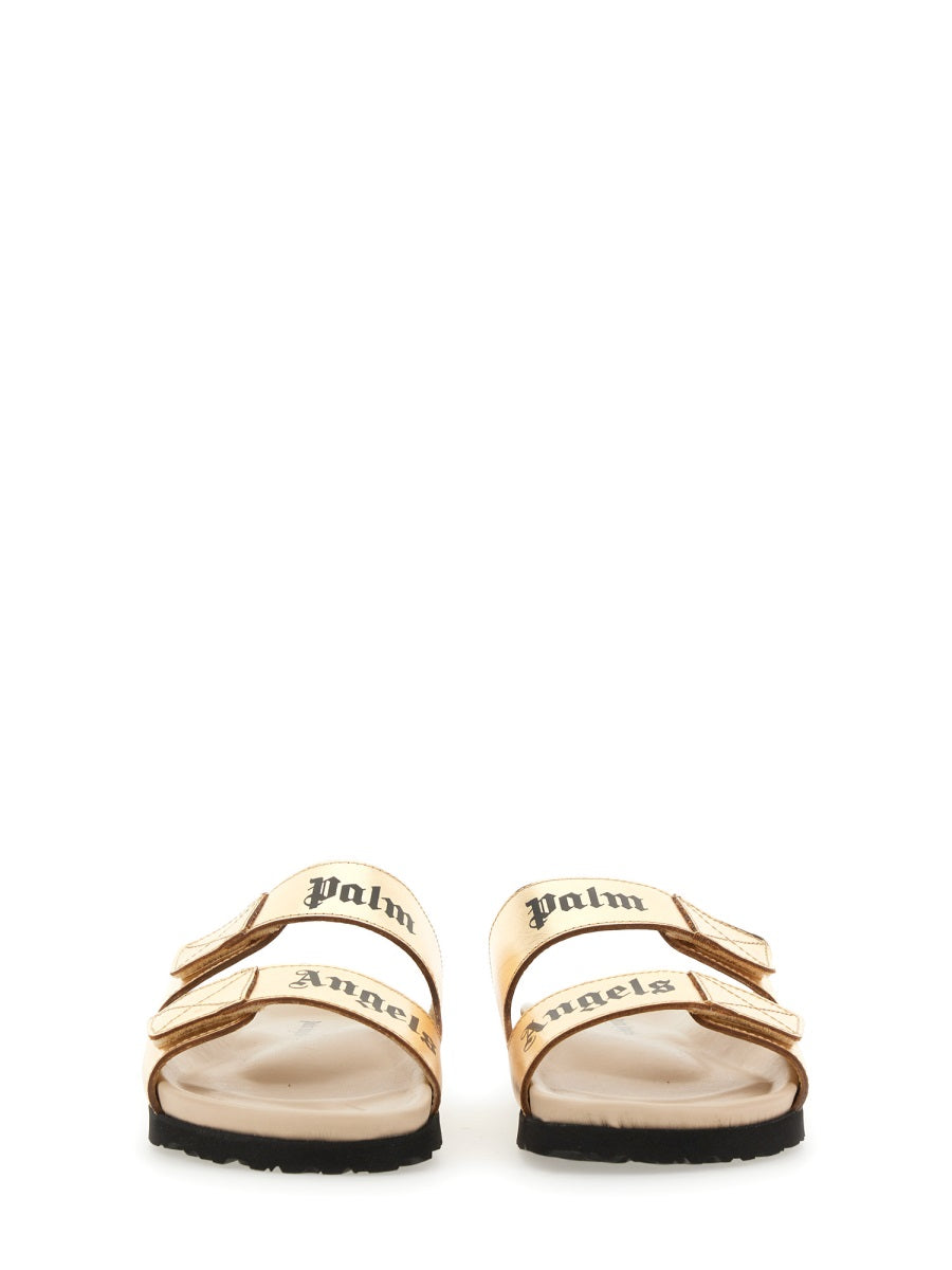 Palm Angels Sandals - Gold | Wanan Luxury