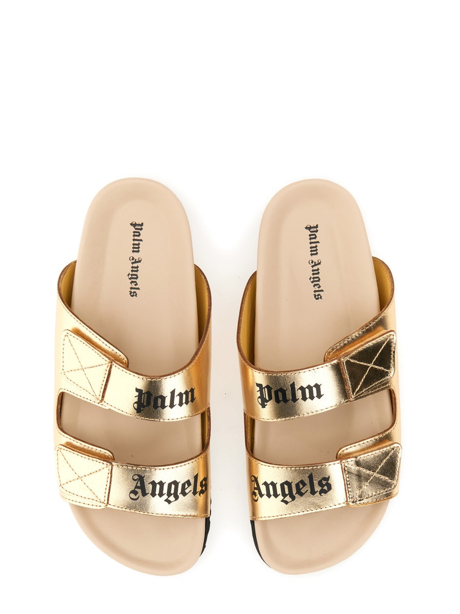 Palm Angels Sandals - Gold | Wanan Luxury