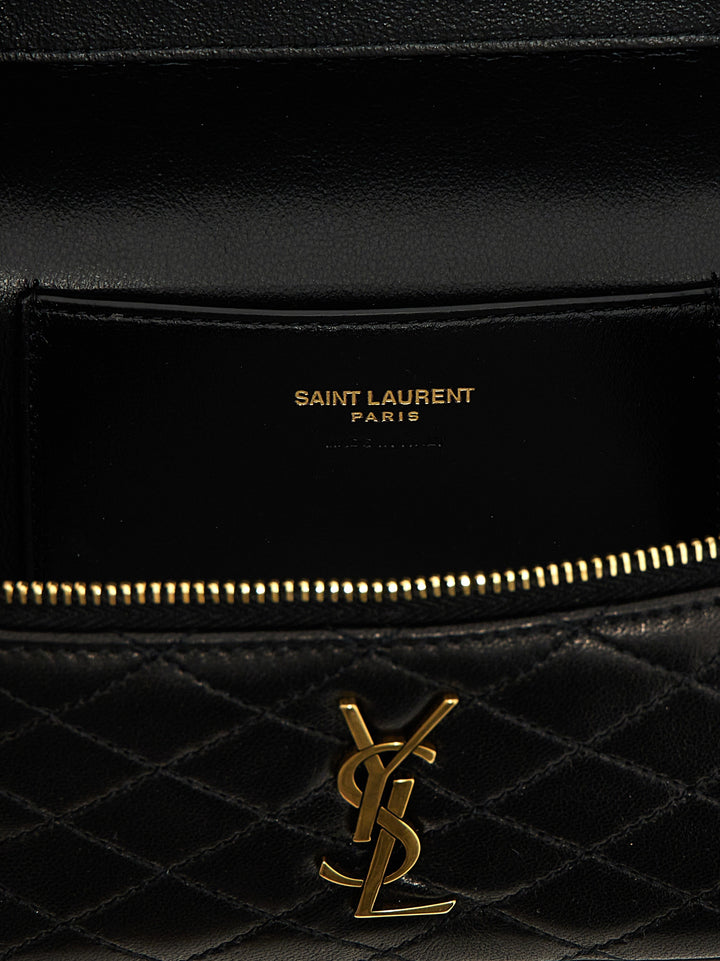 Saint Laurent Gaby Vanity Hand Bags - Black | f793d0349d46b71593f90d186b3b5d363689e850