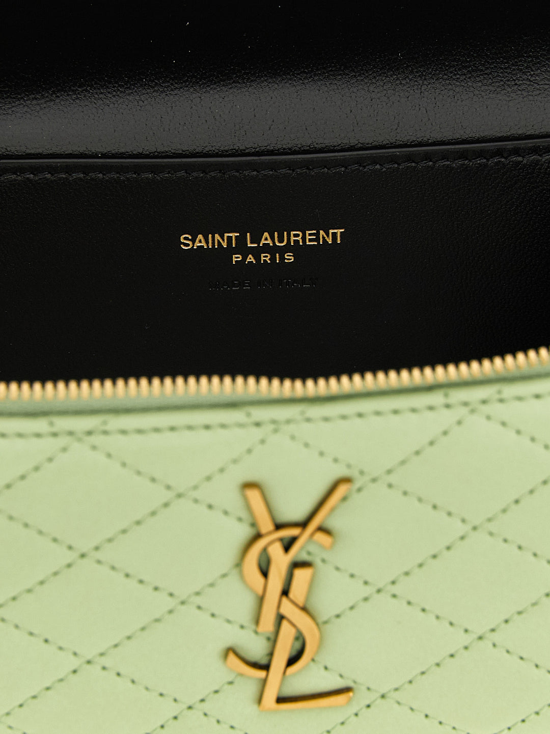Saint Laurent Gaby Vanity Hand Bags - Green | 4e2b14e852e3fc72a524e068ebb13e2ad65d7c10
