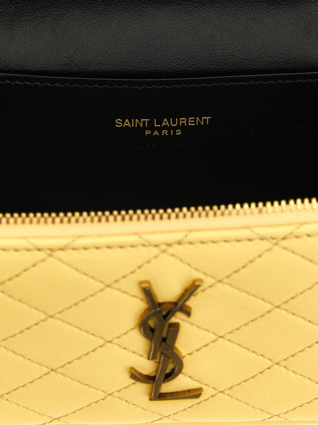Saint Laurent Gaby Vanity Hand Bags - Yellow | a2a95565150c24d874a50148d7a62737343a2449