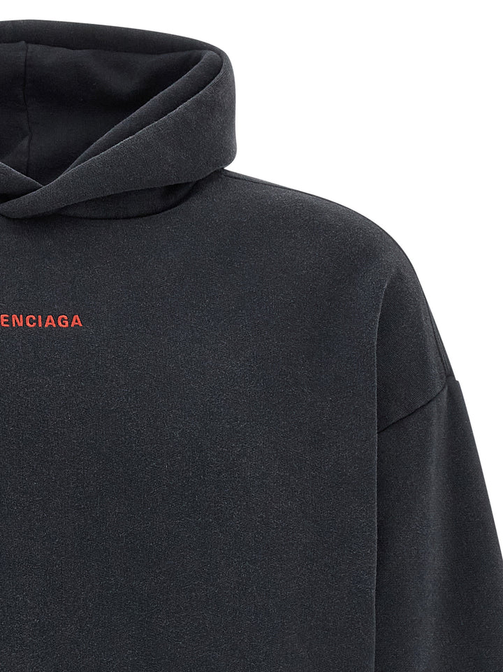 Balenciaga Balenciaga Back Sweatshirt - Black | de5f73dda9a65339f971e923dd0647bc81c12653
