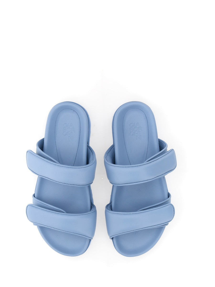Gia Borghini Sandals - Light Blue | Wanan Luxury