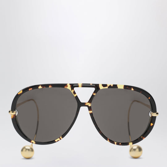 Aviator Drop Sunglasses Havana/Gold