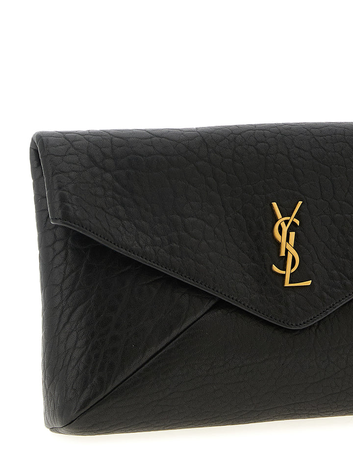 Saint Laurent Envelope Clutch - Black | c70d0db3459f4ebc96dc03470807ad7f1a03e652