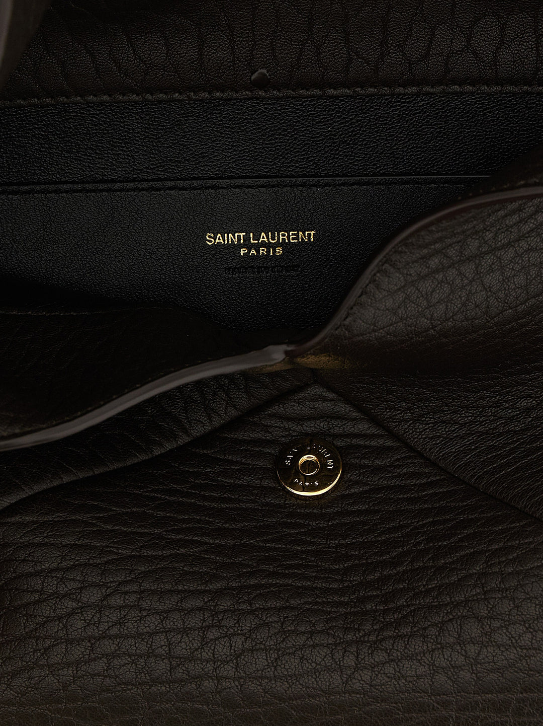 Saint Laurent Envelope Clutch - Brown | d72d611d540456b7ae72f091c657826e9917c740