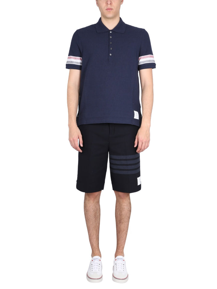 Thom Browne Polo - Blue | Wanan Luxury