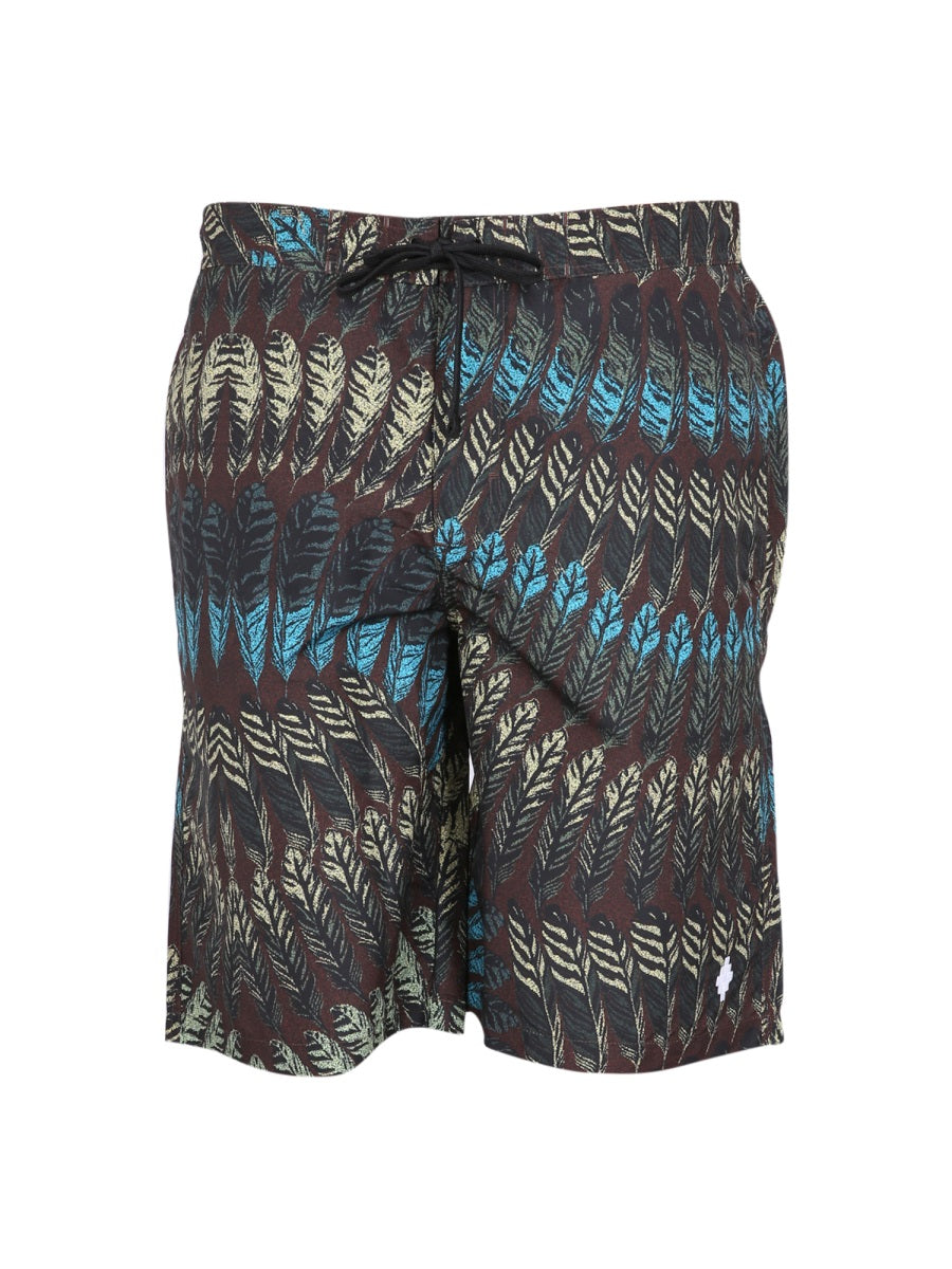 Marcelo Burlon Shorts - Brown | Wanan Luxury