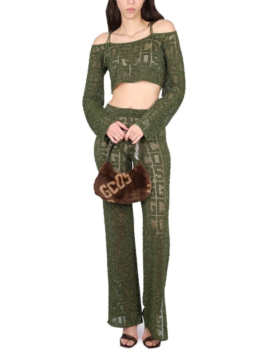 GCDS Tops - Green | Wanan Luxury