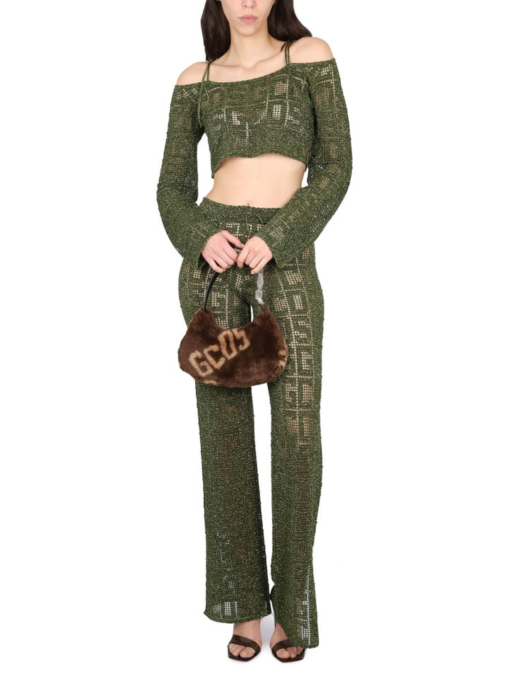 GCDS Tops - Green | Wanan Luxury