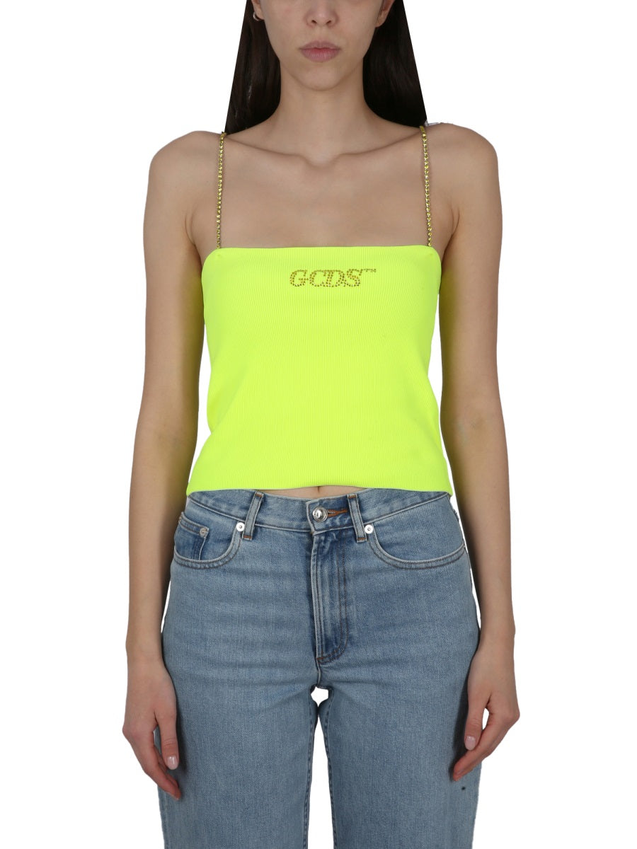 GCDS Tops - Yellow | Wanan Luxury