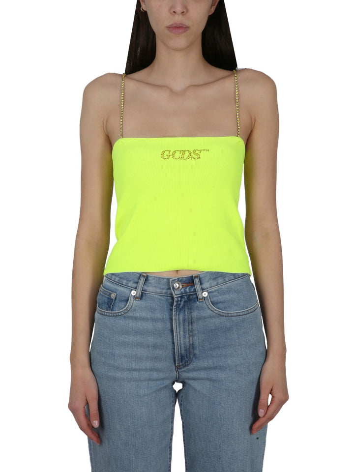 GCDS Tops - Yellow | Wanan Luxury