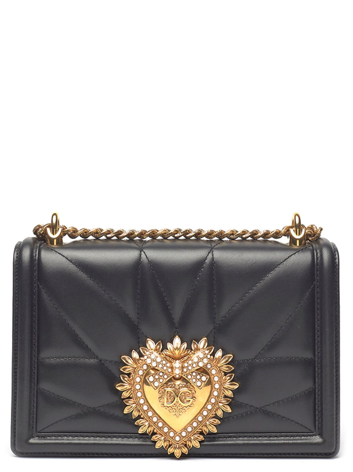 Dolce & Gabbana Devotion Bag Crossbody Bags - Black | 6d755986e4b235a3a7e1acb5f9756d61ddd311c7