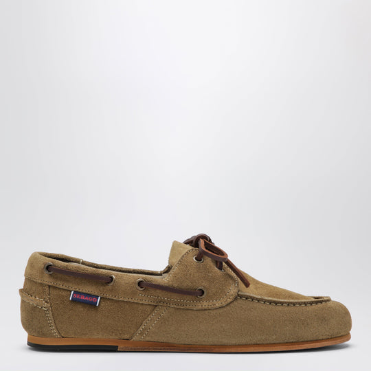 Owen Brown Taupe Suede Loafers