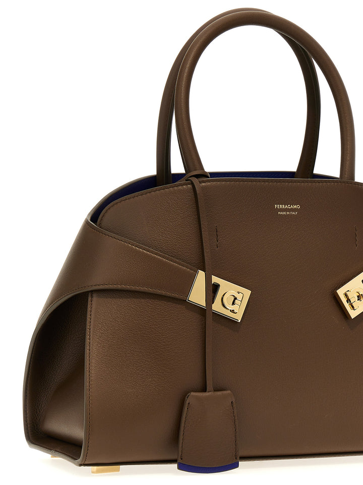 Ferragamo Hug (S) Hand Bags - Brown | 48aff47a115c82b6b89ff6b4c2fee21684f74ef4