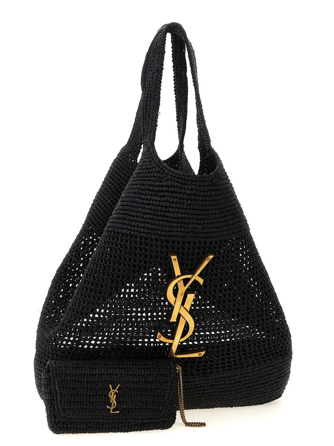 Saint Laurent Icare Tote Bag - Black | 83554b0f09b8854b48e7f2c2fc2743ae16215f42