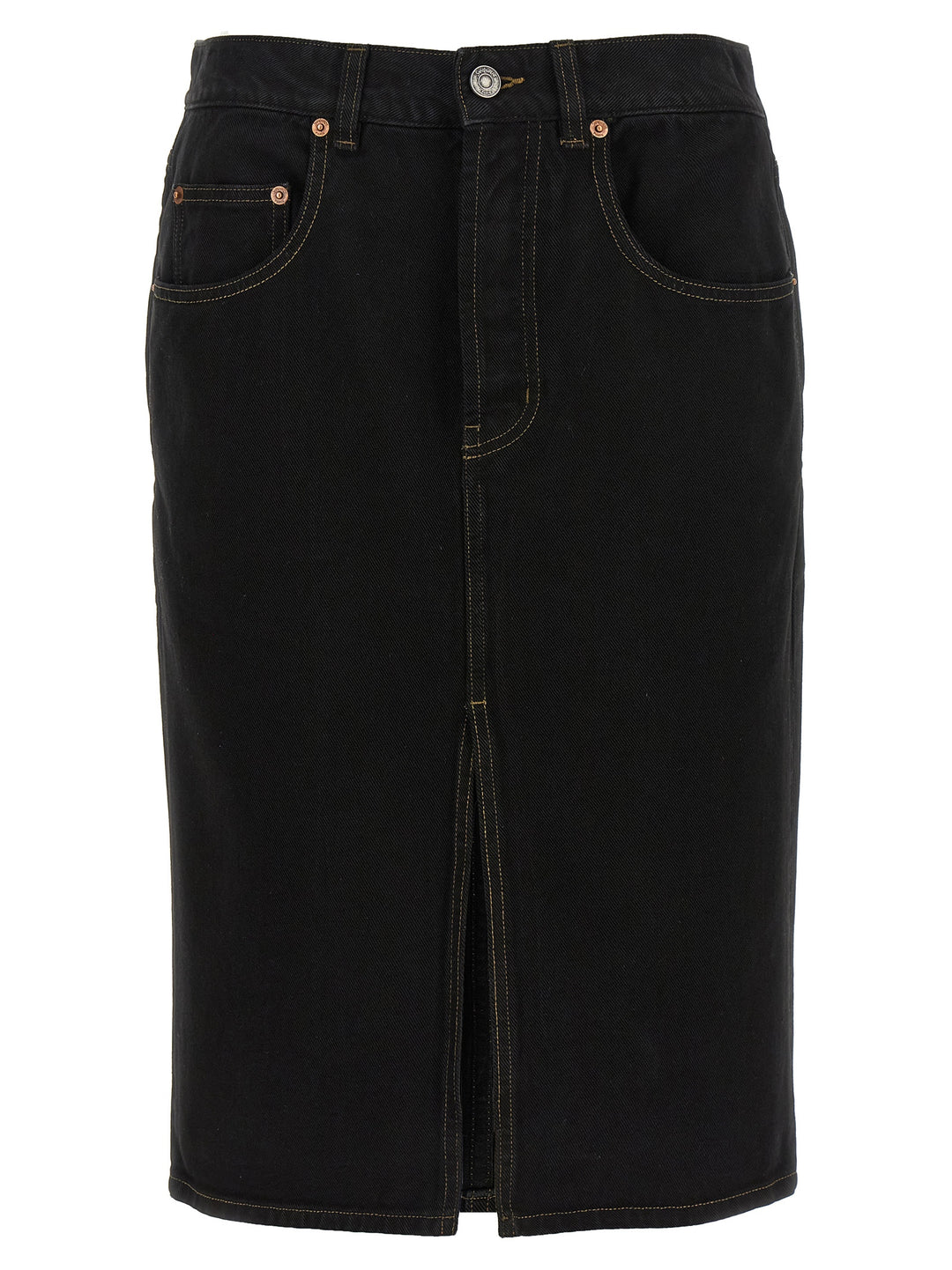 Saint Laurent Pencil Skirt Skirts - Black | cf8b688543ab561ad87950e44a254528ac294e4f