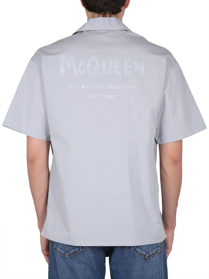 Alexander Mcqueen Shirts - Azure | 8e4e46f0c2ff954a5fb365cc2015d608ee768ccc