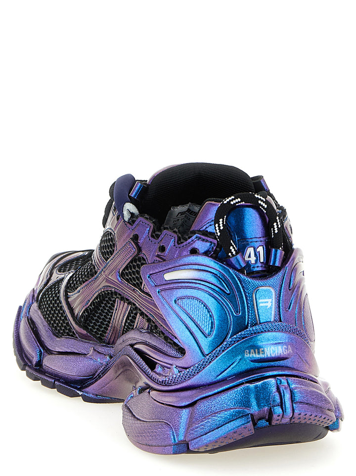 Balenciaga Runner Iridescent Sneakers - Blue | 995a1dd2456eb300281477b8c65ec1640a0fe6d2