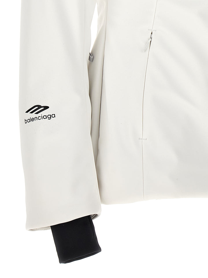 Balenciaga Ski Hourglass 3b Sports Icon Puffer Jackets - White | 962625fa4d14fd06b8fc67a49c1de9d39f37c247