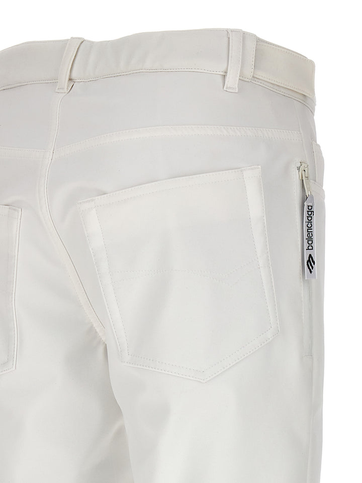 Balenciaga 5-Pocket Ski 3b Sports Icon Pants - White | eff5ef509588f77127e9fa5f5032cd6d07009a2b