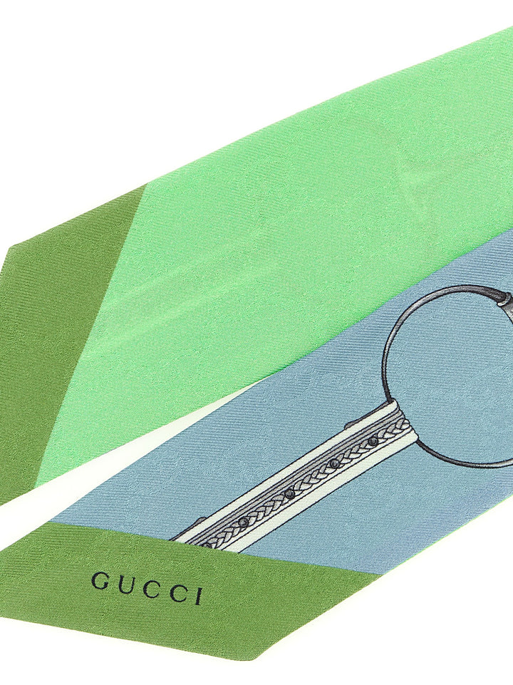 Gucci Double-Face Silk Ribbon Scarves and Foulards - Multicolor | 931fe76fa5d044baa8c7b3955ea471e519c729e5
