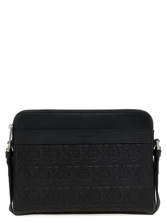 Logo Crossbody Bag Crossbody Bags Black
