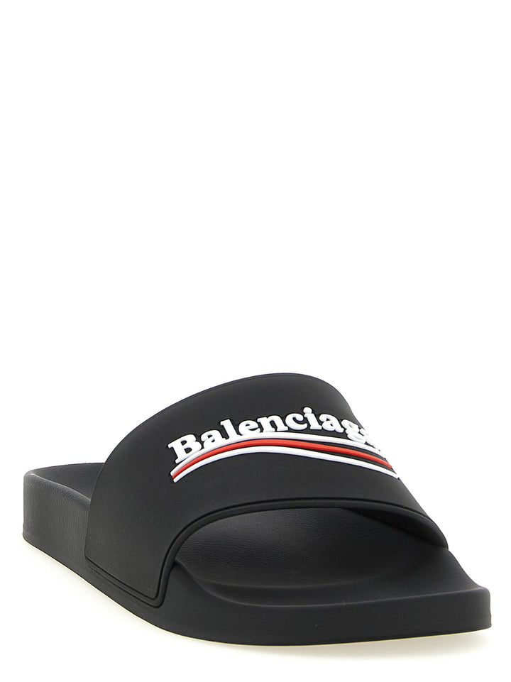 Balenciaga Pool Sandals - Black | b1b0601e2d68cc2a8dfb4b5b4ceb9e4e08837891