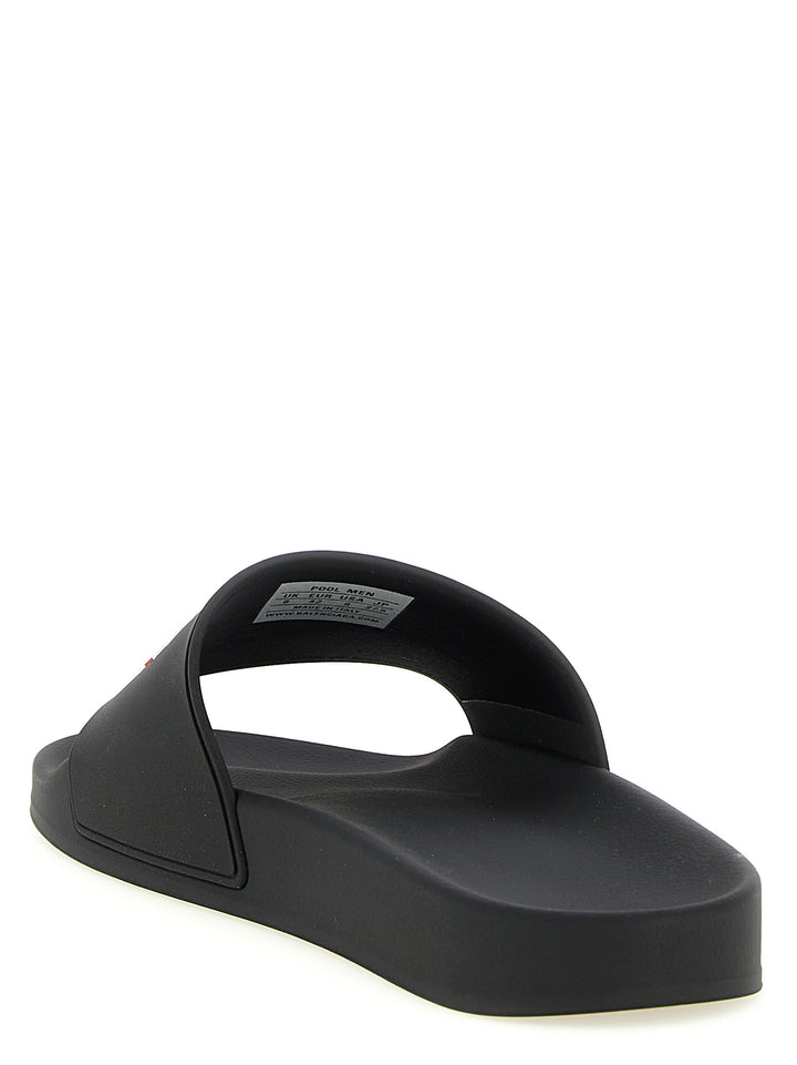 Balenciaga Pool Sandals - Black | 9378fafa4042ad93baa7ceb487c1826dcf09b4fd