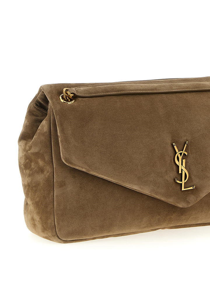 Saint Laurent Calypso Shoulder Bags - Beige | 136e13975f99bb2558df663897c488d6c3fd527d