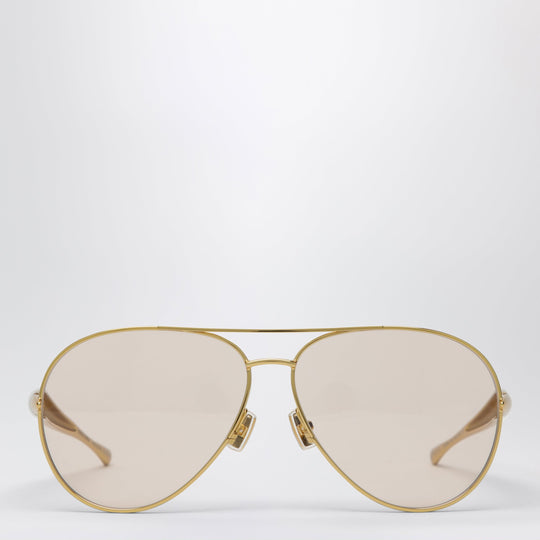Aviator Sardine Sunglasses Gold