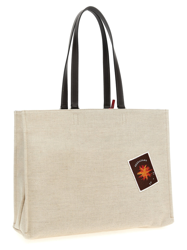 Ferragamo L Tote Bag - Beige | ce4016732f44ed11b4095009feabb35507d8eab7