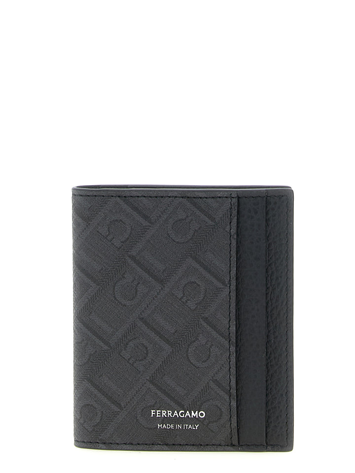 Ferragamo Ferragamo Monogram Wallets and Card Holders - Black | f33f0597341d8ed77d00bfef54ba15a0714fb8ba