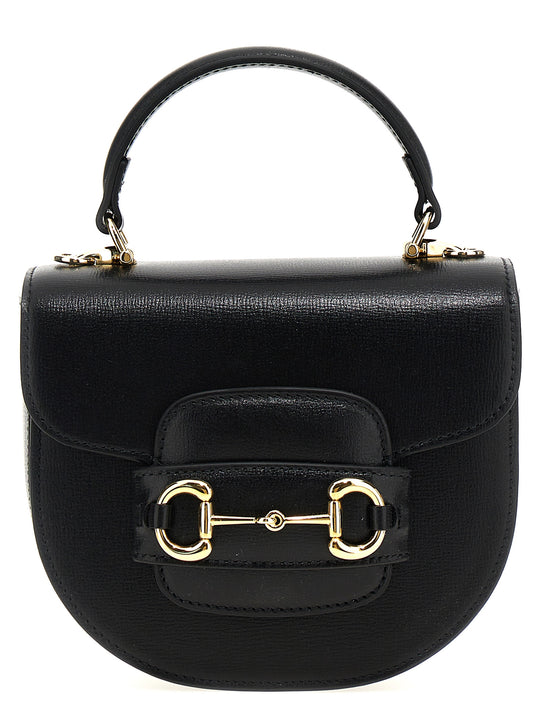 Gucci Horsebit 1955 Mini Hand Bags Black