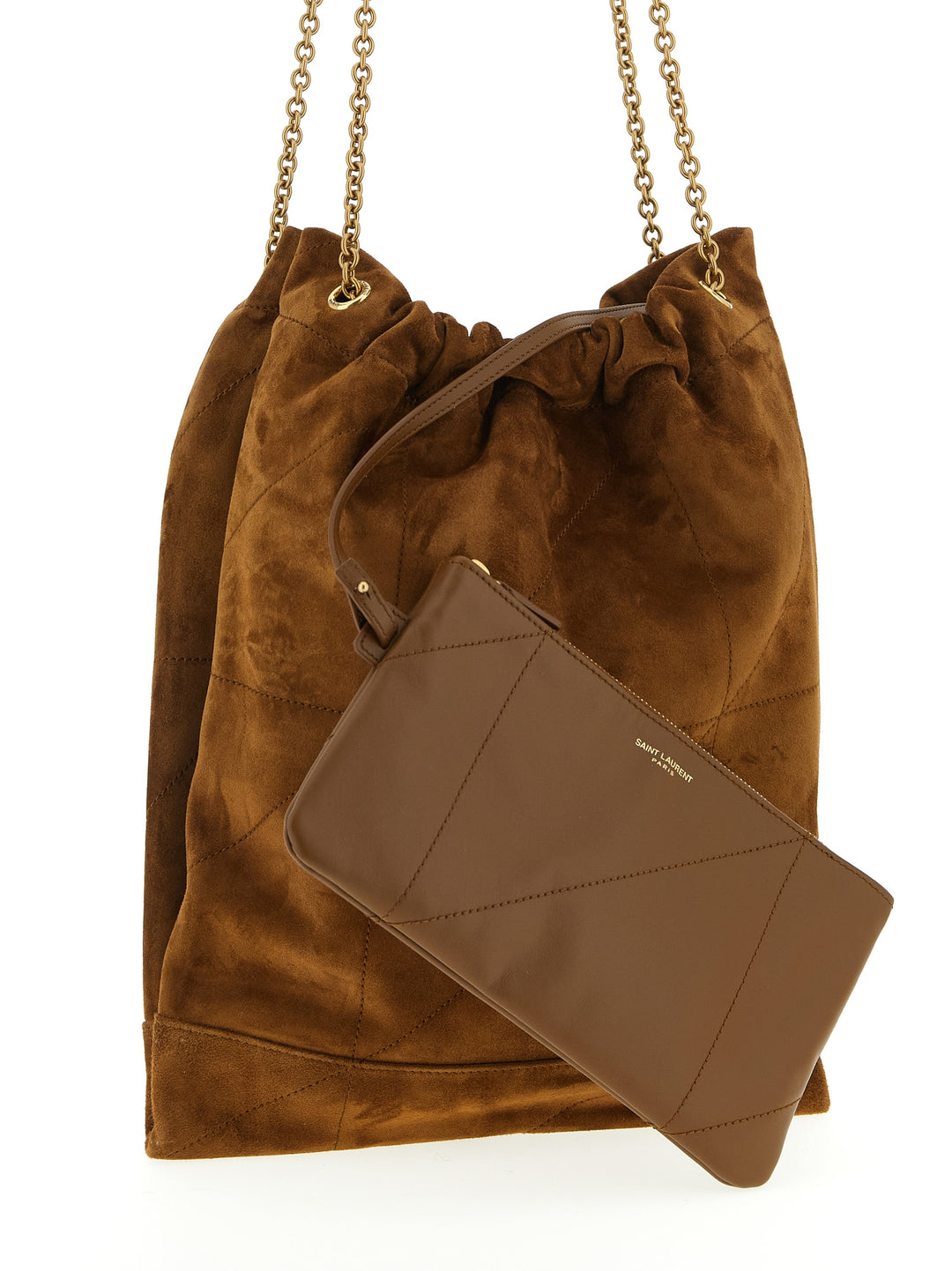 Saint Laurent Jamie Shoulder Bags - Brown | 1068de66086ca52af4ced1fe71e83bab68eefb42