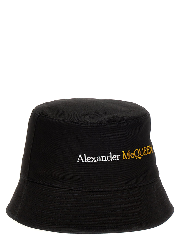 Mcqueen Logo Bucket Hat Hats - Black | 72f34b60af77235dcb23904187002457ffc4997d