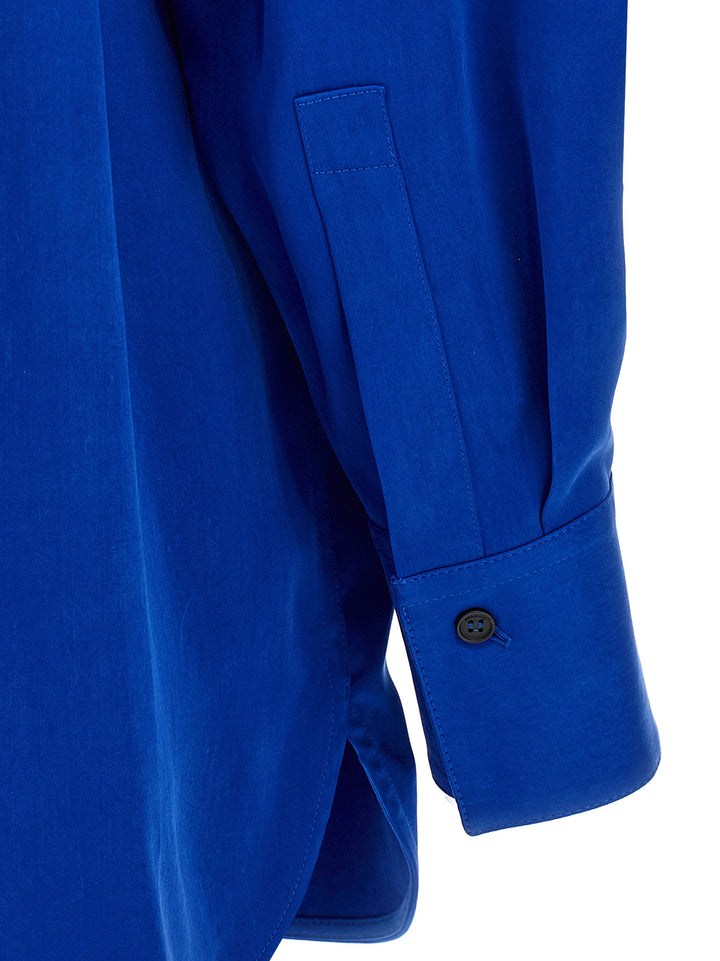 Ferragamo Asymmetric Shirt Shirt and Blouse - Blue | f42e83de043830f682eb091d094346a6affb3396