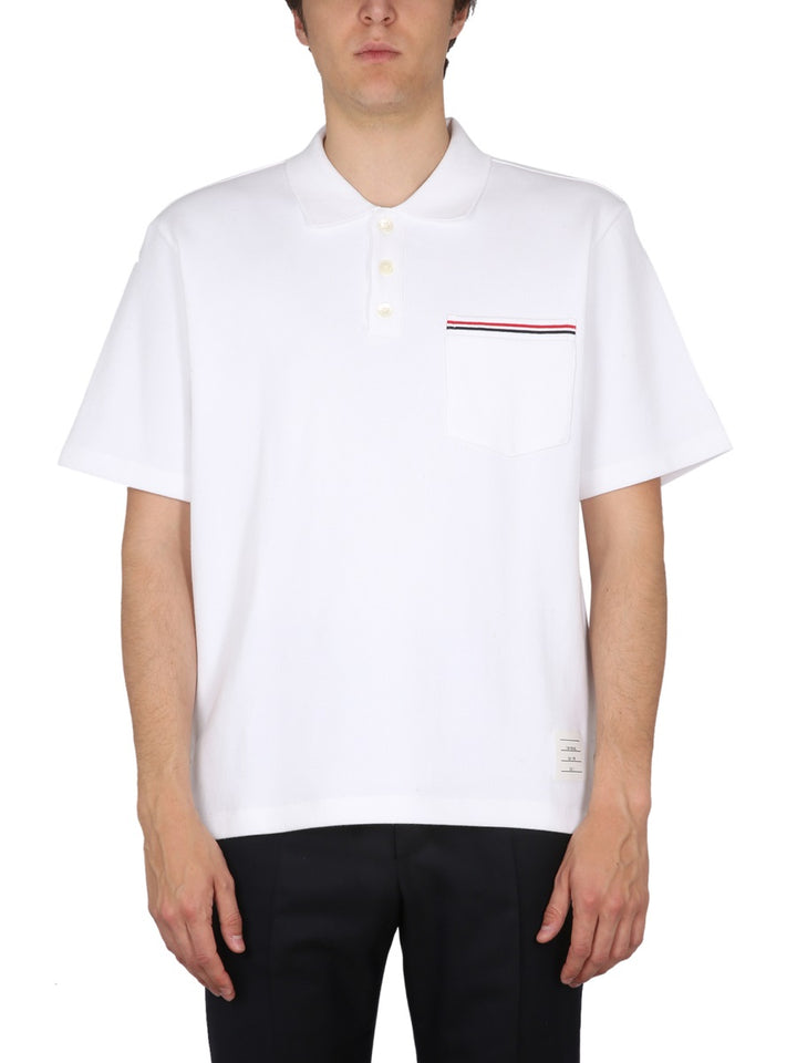 Thom Browne Polo - White | Wanan Luxury