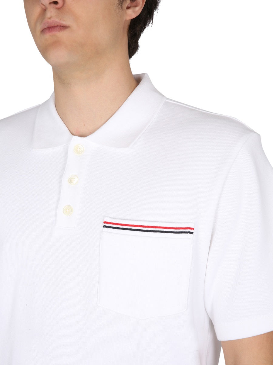 Thom Browne Polo - White | Wanan Luxury