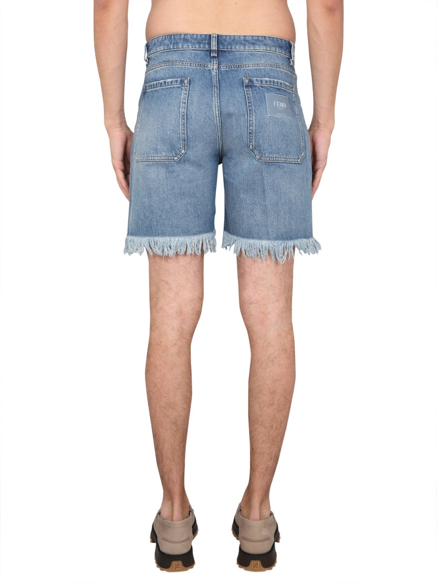 Fendi Shorts - Blue | Wanan Luxury