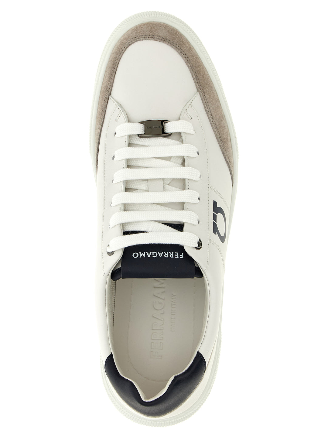 Ferragamo Alaska Sneakers - White/Black | 680ce993bda2412857e2076e7f45bff38a96afdc