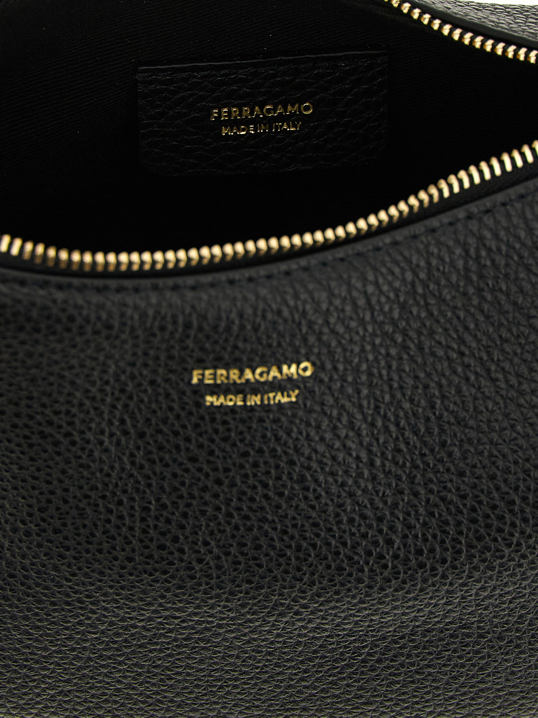 Ferragamo Gancini Hand Bags - Black | 96b9d30fe314635bf7137a57f3ae56df287fe99a